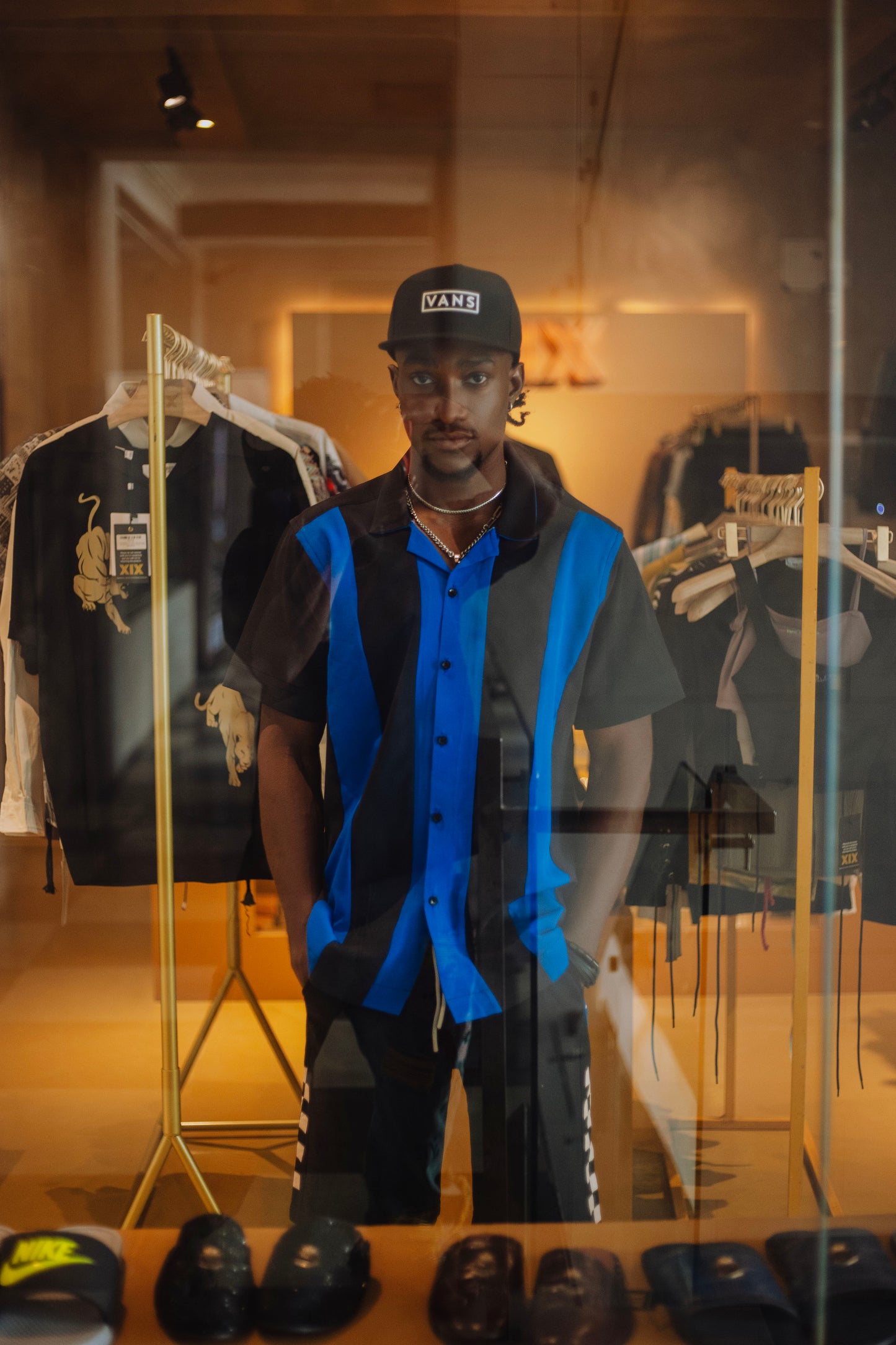 Uncle charlie shirt "navy blue"